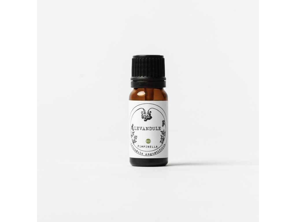 100% čistý přírodní destilovaný éterický olej z levandule úzkolisté (pravé) – Lavandula angustifolia - 10ml lékovka.